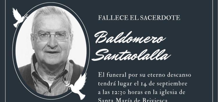 Fallece el sacerdote diocesano Baldomero Santaolalla