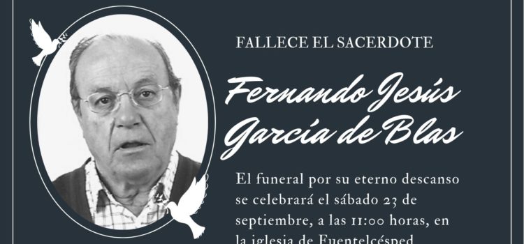 Fallece el sacerdote Fernando Jesús García de Blas