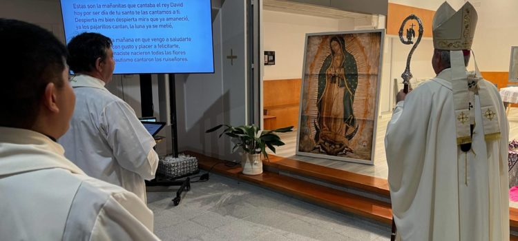 El arzobispo celebra con la comunidad mexicana la fiesta de la Virgen de Guadalupe