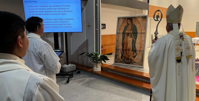 El arzobispo celebra con la comunidad mexicana la fiesta de la Virgen de Guadalupe