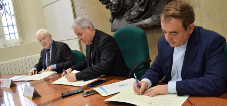 El Arzobispado y la Catedral firman un convenio con la Fundación Consulado del Mar para la celebración del 950 aniversario del traslado de la sede episcopal a Burgos