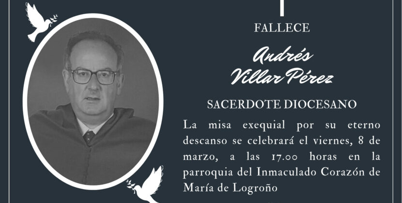 Fallece el sacerdote Andrés Pérez Villar
