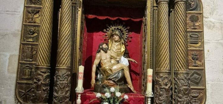 La Virgen de la Piedad arandina recuperará este verano su esplendor original