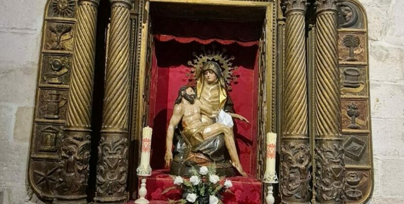 La Virgen de la Piedad arandina recuperará este verano su esplendor original