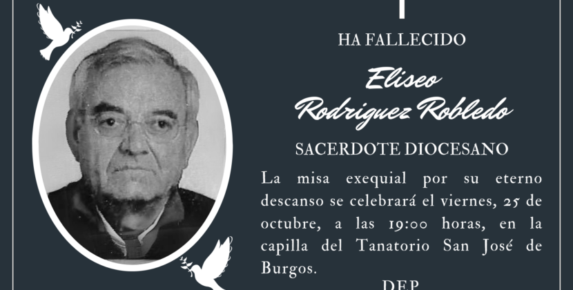 Fallece el sacerdote Eliseo Rodríguez Robledo