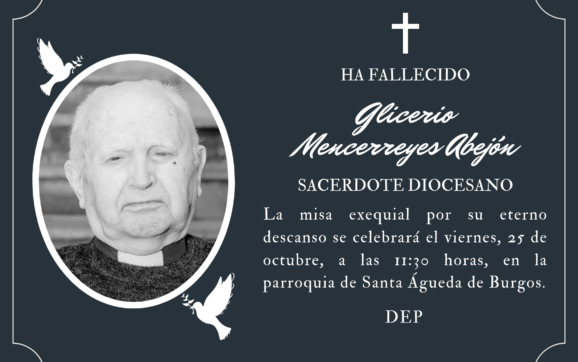 Fallece el sacerdote Glicerio Mencerreyes Abejón