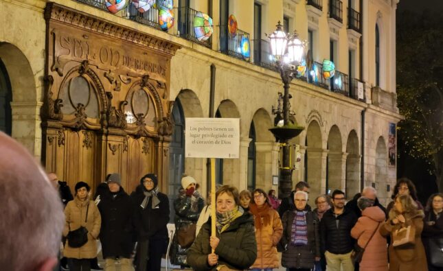 Formación Sociopolítica realiza un gesto público en la Jornada Mundial de los Pobres