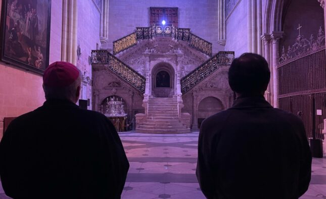 El embajador de Japón realiza ‘Stella’, la visita nocturna de la Catedral