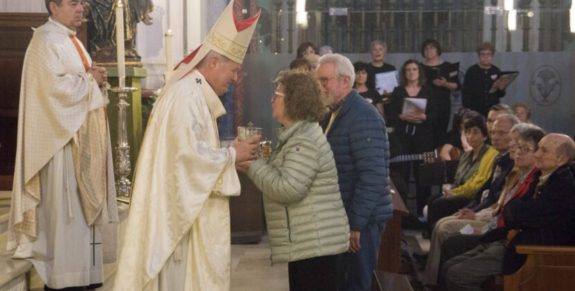 «El matrimonio cristiano es la tierra nueva a la que hoy tantos habéis sido llamados»