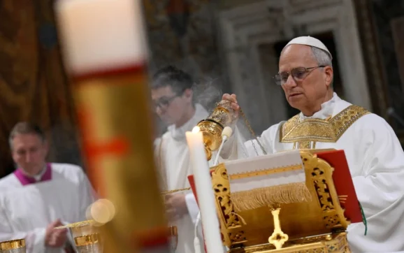 «León XIV en el Domingo del Buen Pastor»
