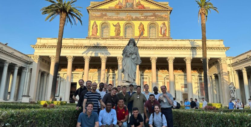 La comunidad del Seminario de Burgos comienza en Roma el Jubileo de los Seminaristas