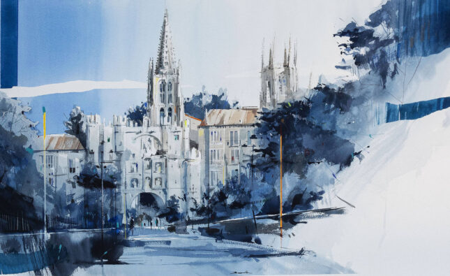 Alfonso Buendía gana la 28ª edición del Premio ‘Diario de Burgos’ de Pintura Rápida