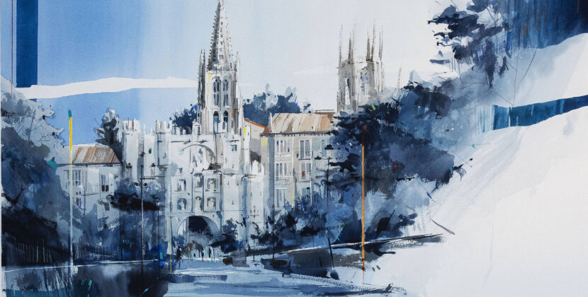 Alfonso Buendía gana la 28ª edición del Premio ‘Diario de Burgos’ de Pintura Rápida