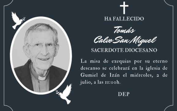 Fallece el sacerdote Tomás Calvo San Miguel