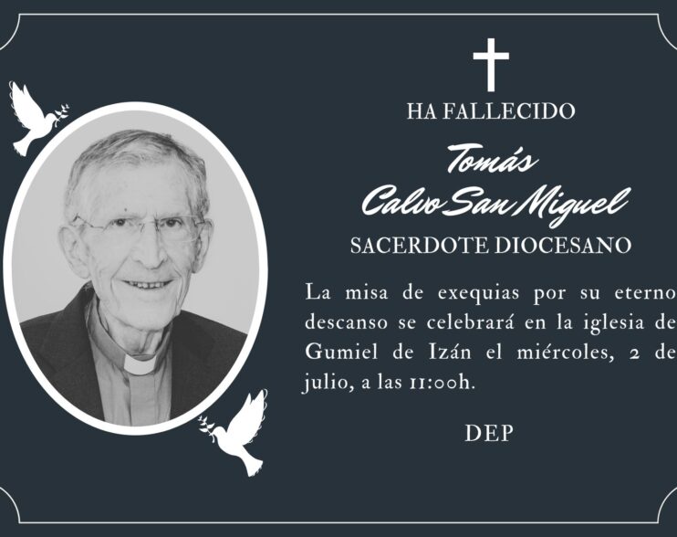 Fallece el sacerdote Tomás Calvo San Miguel