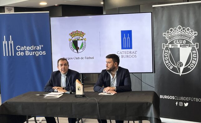 El Burgos CF, primera «piedra viva» de la catedral de Burgos