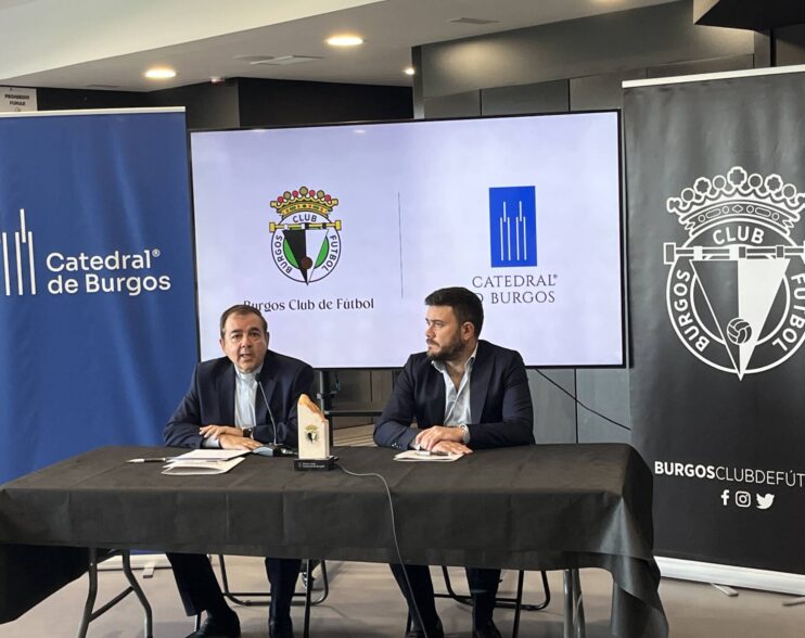 El Burgos CF, primera «piedra viva» de la catedral de Burgos