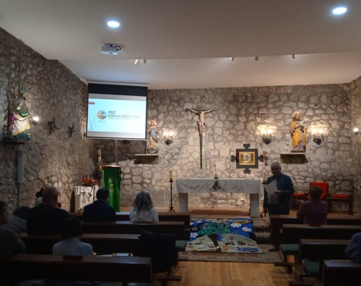Cardeñadijo acoge una oración por la Creación y el inicio de la campaña diocesana sobre el mundo rural