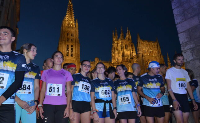 8.000 personas corren por el patrimonio en la Nocturna ‘Lux Mundi’ Burgos 2031