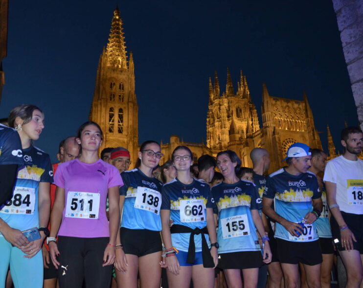 8.000 personas corren por el patrimonio en la Nocturna ‘Lux Mundi’ Burgos 2031