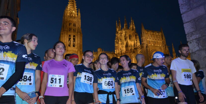 8.000 personas corren por el patrimonio en la Nocturna ‘Lux Mundi’ Burgos 2031