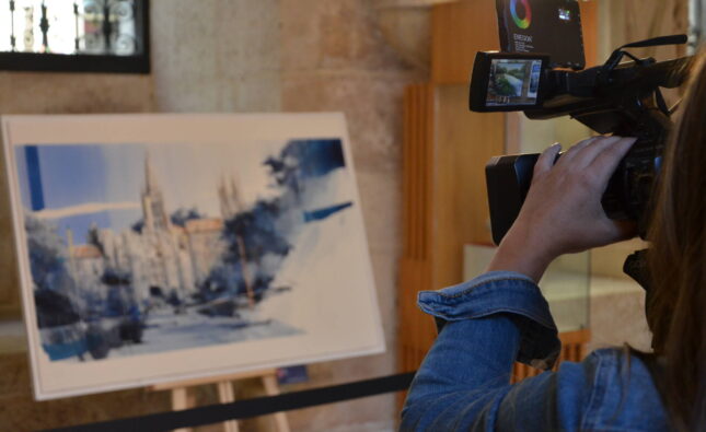 Ya se pueden disfrutar (y comprar) las obras finalistas del Premio ‘Diario de Burgos’ de Pintura Rápida