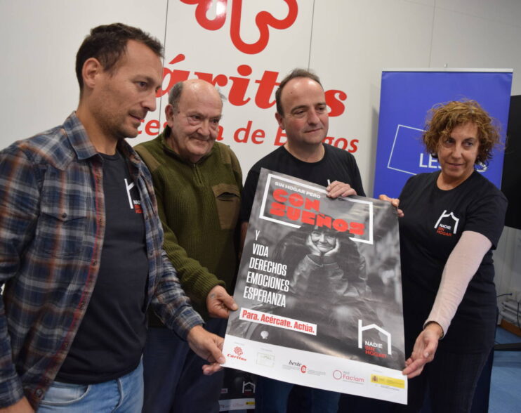 «Sin hogar, pero con sueños»: Cáritas reclama vivienda digna y derechos básicos para todas las personas