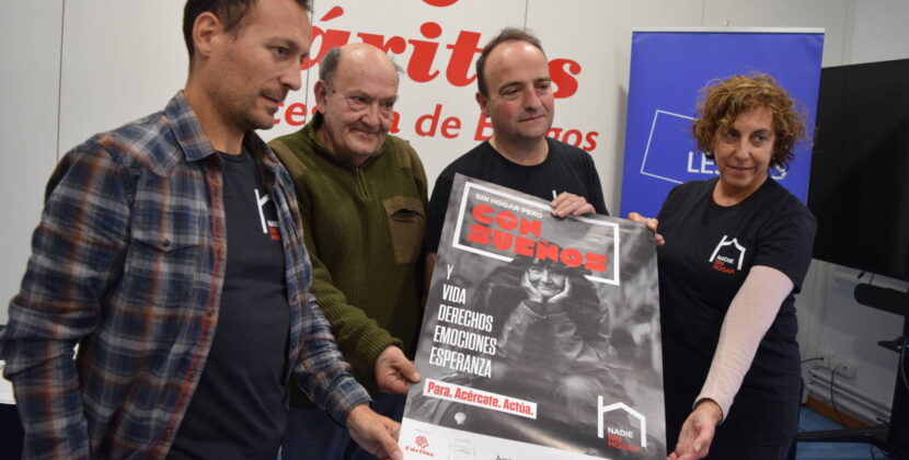 «Sin hogar, pero con sueños»: Cáritas reclama vivienda digna y derechos básicos para todas las personas