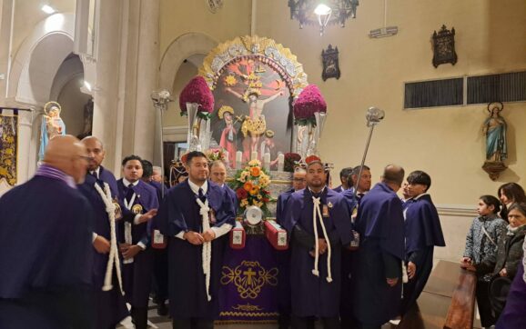 El Señor de los Milagros también tiene devotos en Burgos