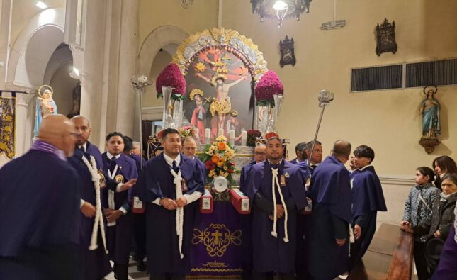 El Señor de los Milagros también tiene devotos en Burgos