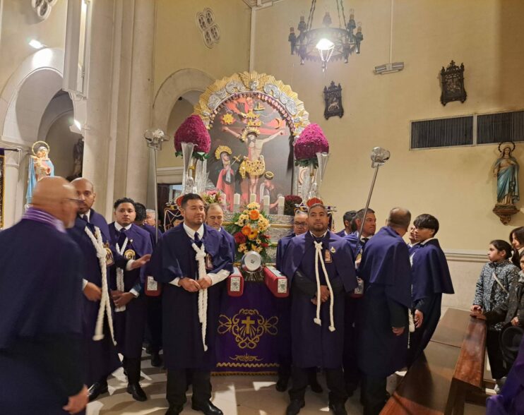 El Señor de los Milagros también tiene devotos en Burgos