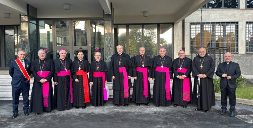 El arzobispo visita al papa León XIV junto a la Ejecutiva de la CEE
