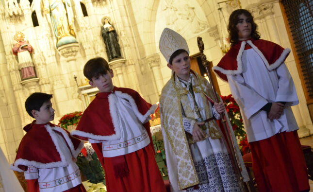 El obispillo 2025 pide protección y cuidado para todos los niños del mundo