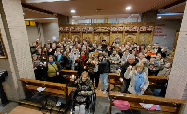 La luz de Cristo une a las comunidades cristianas de Aranda en una celebración ecuménica
