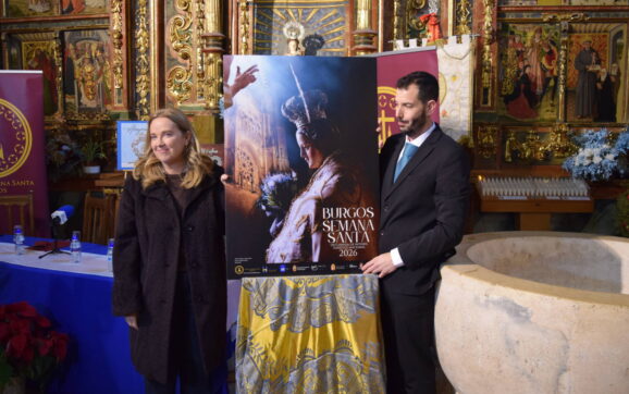 El cartel de la Semana Santa de Burgos 2026 rinde homenaje a la Virgen de la Alegría en su 300 aniversario