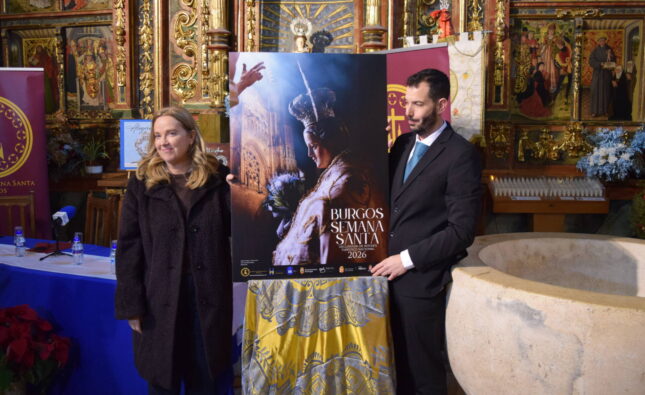 El cartel de la Semana Santa de Burgos 2026 rinde homenaje a la Virgen de la Alegría en su 300 aniversario