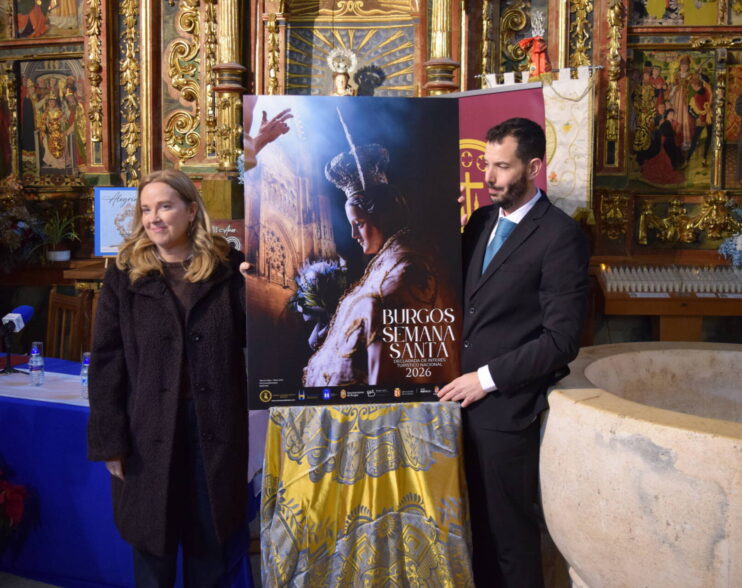 El cartel de la Semana Santa de Burgos 2026 rinde homenaje a la Virgen de la Alegría en su 300 aniversario