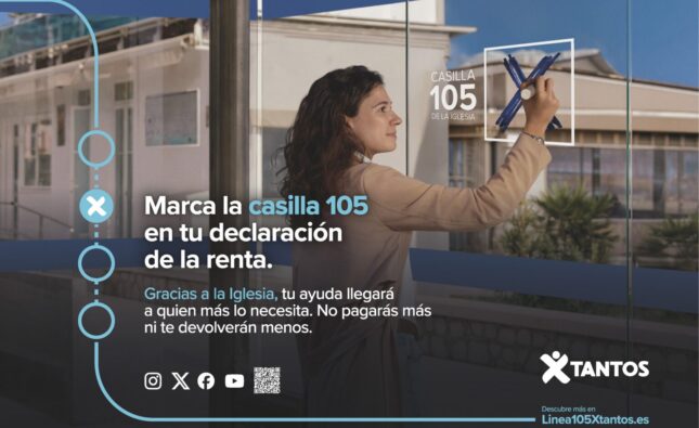 La archidiócesis se suma a la campaña de la Renta 2026 con la Línea 105 Xtantos