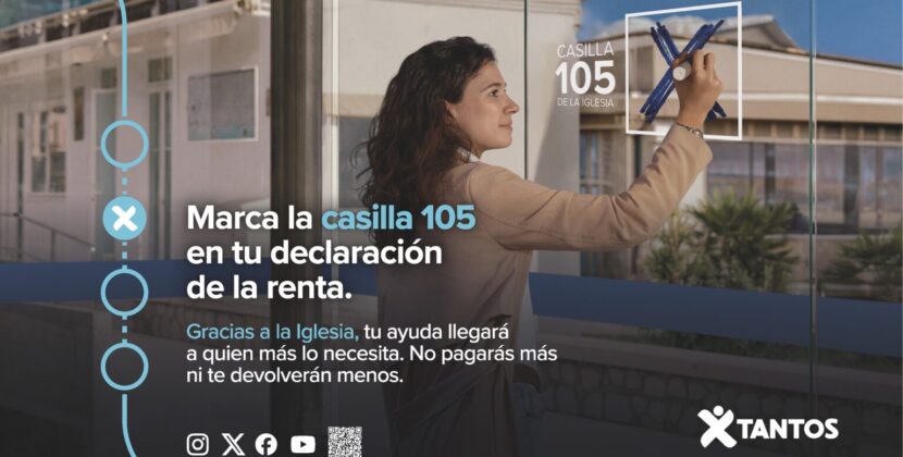La archidiócesis se suma a la campaña de la Renta 2026 con la Línea 105 Xtantos