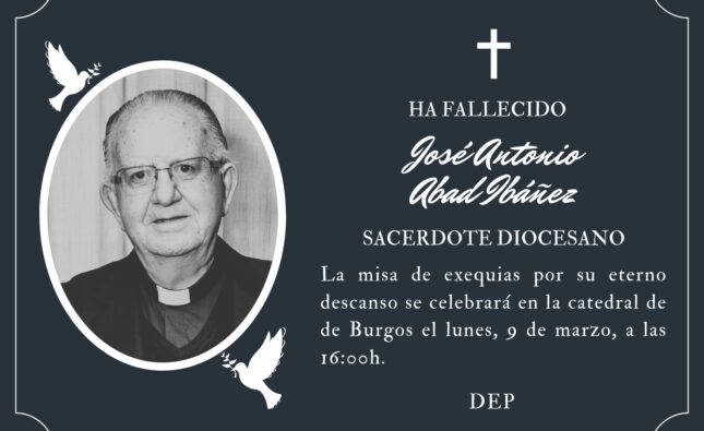 Fallece el sacerdote diocesano José Antonio Abad Ibáñez