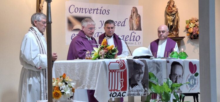La HOAC recuerda a Rovirosa y Malagón con misas en Burgos y Miranda