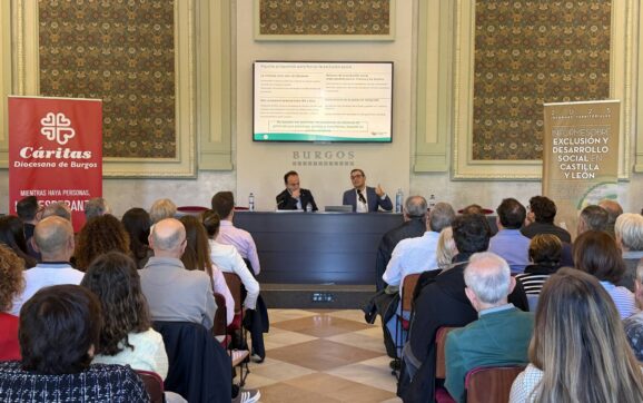 Cáritas y la Fundación FOESSA analizan la exclusión social que afecta a 65.000 personas en Burgos
