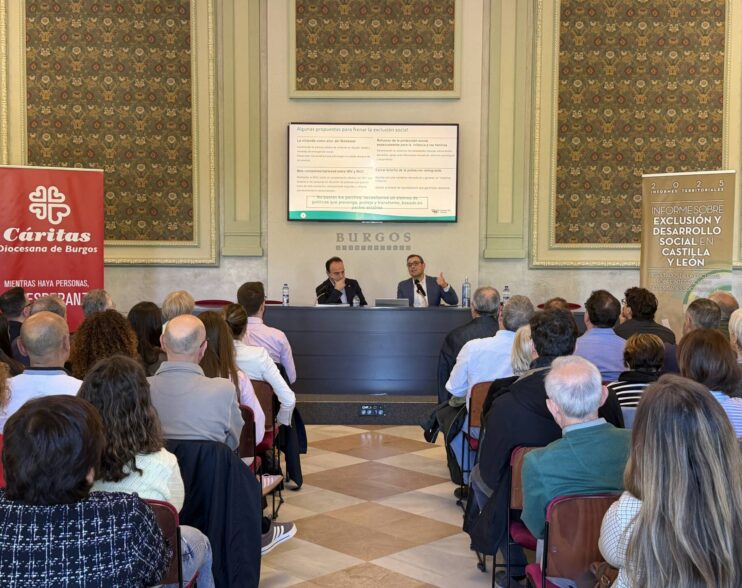Cáritas y la Fundación FOESSA analizan la exclusión social que afecta a 65.000 personas en Burgos