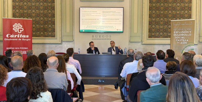 Cáritas y la Fundación FOESSA analizan la exclusión social que afecta a 65.000 personas en Burgos