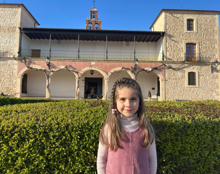 «Para que vea que Dios está vivo»: Lía será el nuevo ‘ángel’ de la Pascua arandina