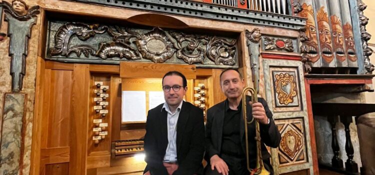 El concierto de trompeta barroca y órgano clausura en Vadocondes el ciclo ‘El renacer del órgano’
