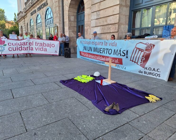 «¡Ni un muerto más!»: La HOAC clama ante el último burgalés fallecido en accidente laboral