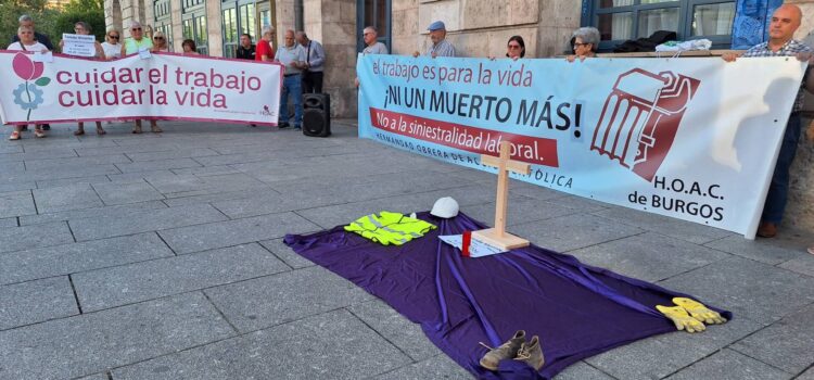 «¡Ni un muerto más!»: La HOAC clama ante el último burgalés fallecido en accidente laboral