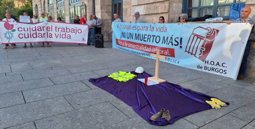 «¡Ni un muerto más!»: La HOAC clama ante el último burgalés fallecido en accidente laboral