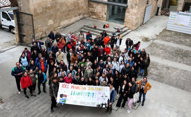 La marcha solidaria del proyecto UBU-Bangalore cumple 21 ediciones